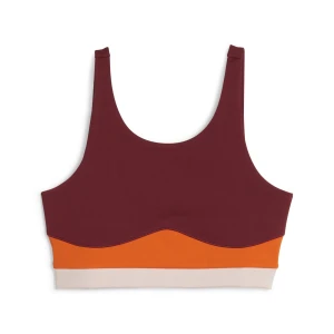 Damska koszulka bez rękawów PUMA x lemlem o skróconym fasonie, Odzież, Czerwony,