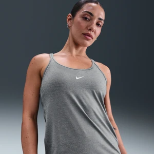 Damska koszulka bez rękawów wzmocniona paseczkami Dri-FIT Nike One Classic - Szary