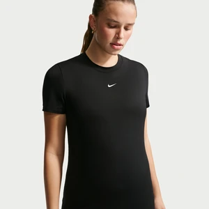 Damska koszulka ciążowa z krótkim rękawem o dopasowanym kroju Nike (M) One - Czerń