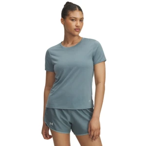 Damska koszulka do biegania Under Armour UA Launch Shortsleeve - niebieska
