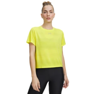 Damska koszulka do biegania Under Armour UA Velociti Shortsleeve - żółta