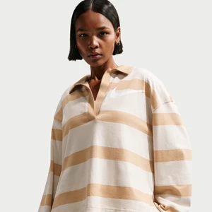 Damska koszulka o kroju oversize Nike - Szary