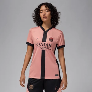 Damska koszulka piłkarska Jordan Dri-FIT Paris Saint-Germain Stadium 2024/25 (wersja trzecia) – replika - Różowy