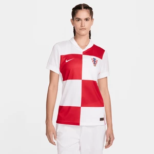 Damska koszulka piłkarska Nike Dri-FIT Chorwacja Stadium 2024/25 (wersja domowa) – replika - Biel
