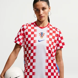 Zdjęcie produktu Damska koszulka piłkarska Nike Dri-FIT Chorwacja Stadium 2026 (wersja domowa) – replika - Biel