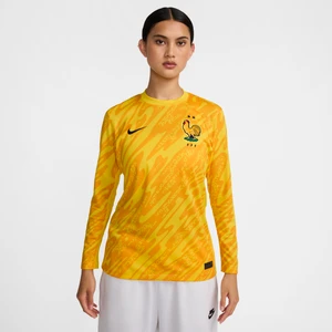 Damska koszulka piłkarska Nike Dri-FIT FFF Stadium Goalkeeper 2024 – replika - Żółty