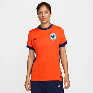 Damska koszulka piłkarska Nike Dri-FIT Holandia (drużyna damska) Stadium 2024/25 (wersja domowa) – replika - Pomarańczowy