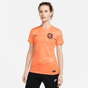 Damska koszulka piłkarska Nike Dri-FIT Holandia Stadium 2023 (wersja domowa) - Pomarańczowy