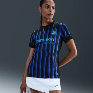 Damska koszulka piłkarska Nike Dri-FIT Inter Mediolan Stadium 2025/26 (wersja domowa) – replika - Niebieski