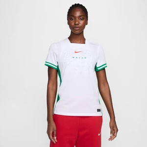 Damska koszulka piłkarska Nike Dri-FIT Nigeria (drużyna damska) Stadium 2024/25 (wersja domowa) – replika - Biel