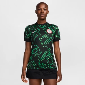 Damska koszulka piłkarska Nike Dri-FIT Nigeria (drużyna damska) Stadium 2024/25 (wersja wyjazdowa) – replika - Czerń