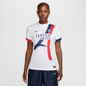 Zdjęcie produktu Damska koszulka piłkarska Nike Dri-FIT Paris Saint-Germain Stadium 2024/25 (wersja wyjazdowa) – replika - Biel