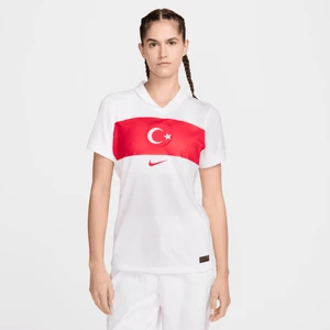 Damska koszulka piłkarska Nike Dri-FIT Turcja Stadium 2024/25 (wersja domowa) – replika - Biel