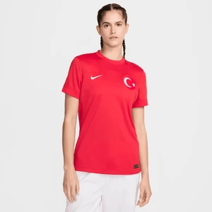 Damska koszulka piłkarska Nike Dri-FIT Turcja Stadium 2024/25 (wersja wyjazdowa) (replika) - Czerwony