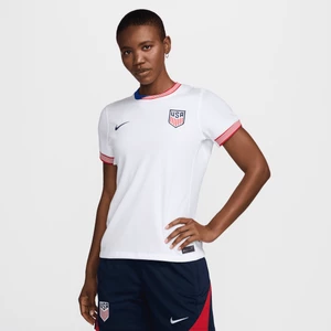 Damska koszulka piłkarska Nike Dri-FIT USMNT Stadium 2024 (wersja domowa) – replika - Biel