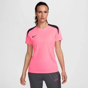 Damska koszulka piłkarska z krótkim rękawem Dri-FIT Nike Strike - Różowy