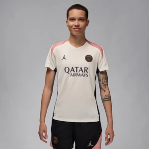 Damska koszulka piłkarska z krótkim rękawem Jordan Dri-FIT Paris Saint-Germain Strike (wersja trzecia) - Brązowy