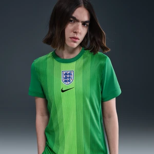 Damska koszulka piłkarska z krótkim rękawem Nike Dri-FIT Anglia Stadium Goalkeeper 2025/26 – replika - Zieleń