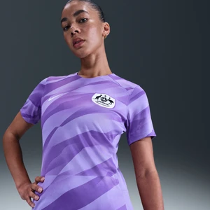 Damska koszulka piłkarska z krótkim rękawem Nike Dri-FIT Australia Stadium Goalkeeper 2024 – replika - Fiolet