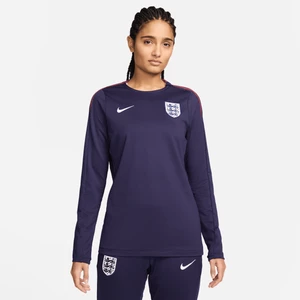Damska koszulka piłkarska z półokrągłym dekoltem Nike Dri-FIT Anglia Strike - Fiolet