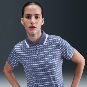 Damska koszulka polo do golfa z krótkim rękawem i nadrukiem Dri-FIT Nike Tour - Fiolet