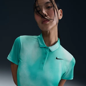 Damska koszulka polo do golfa z krótkim rękawem i nadrukiem Dri-FIT Nike Victory - Niebieski