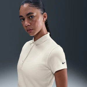 Damska koszulka polo do golfa z krótkim rękawem Nike - Biel