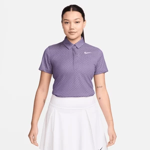 Damska koszulka polo z krótkim rękawem do golfa Dri-FIT ADV Nike Tour - Fiolet