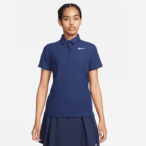 Damska koszulka polo z krótkim rękawem do golfa Dri-FIT ADV Nike Tour - Niebieski