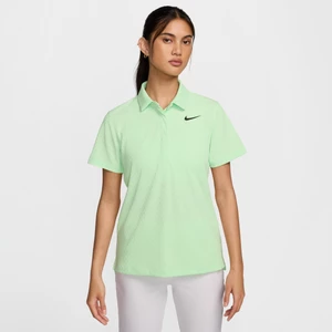 Damska koszulka polo z krótkim rękawem do golfa Dri-FIT ADV Nike Tour - Zieleń