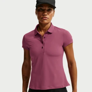 Damska koszulka polo z krótkim rękawem do golfa Nike Golf Club Dri-FIT UV - Czerwony