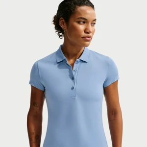 Damska koszulka polo z krótkim rękawem do golfa Nike Golf Club Dri-FIT UV - Niebieski