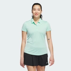 Damska koszulka polo z krótkim rękawem Solid Performance Adidas Clear Mint