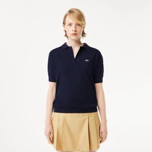 Damska koszulka polo z lejącej piki Lacoste