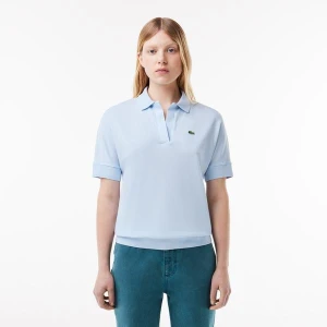 Damska koszulka polo z lejącej piki Lacoste