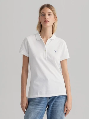 Damska koszulka polo z piki z krótkim rękawem GANT