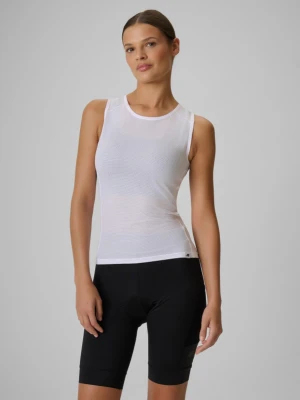 Damska koszulka rowerowa potówka 4F 4FWSS26TFSLF0884 - biała