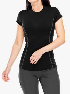 Damska koszulka Sensor Merino Active Tee S/S - black