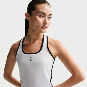 Damska koszulka tenisowa bez rękawów Dri-FIT Nike Advantage - Biel