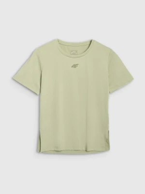 Damska koszulka treningowa 4F 4FWAW25TFTSF1517 - zielona