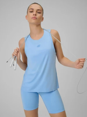 Damska koszulka treningowa 4F 4FWSS26TFSLF0767 - niebieska