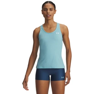 Damska koszulka treningowa Under Armour Tech Mesh Racer Tank - niebieska