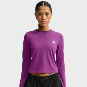 Damska koszulka z długim rękawem ACG Dri-FIT - Fiolet Nike