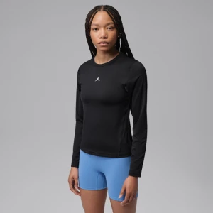 Damska koszulka z długim rękawem Dri-FIT Jordan Sport Essentials - Czerń