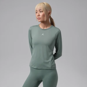 Damska koszulka z długim rękawem Dri-FIT Jordan Sport Essentials - Szary