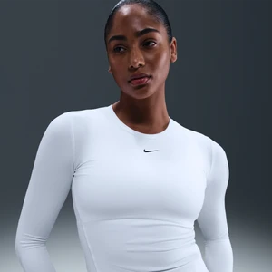 Zdjęcie produktu Damska koszulka z długim rękawem Dri-FIT Nike One Fitted - Biel