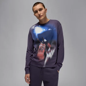 Damska koszulka z długim rękawem Jordan Sport - Fiolet