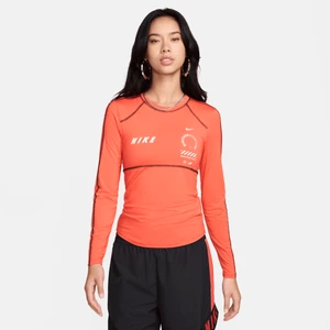 Damska koszulka z długim rękawem Nike Sportswear - Czerwony