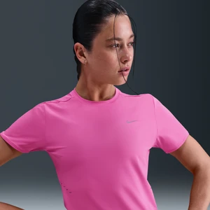 Damska koszulka z krótkim rękawem do biegania Dri-FIT Nike Swift - Różowy