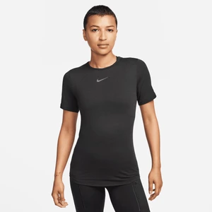 Damska koszulka z krótkim rękawem do biegania Dri-FIT Nike Swift Wool - Czerń